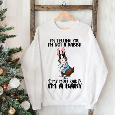 89Customized I'm a baby Rabbit Lovers Personalized Shirt