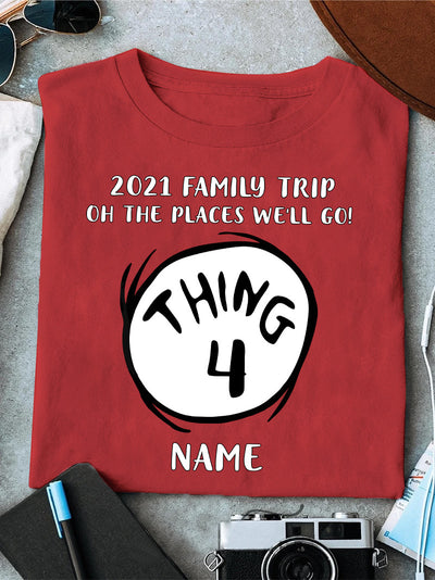 89Customized Oh the place we'll go personalized youth t-shirt