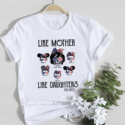 89Customized Like mother like daughters personalized shirt