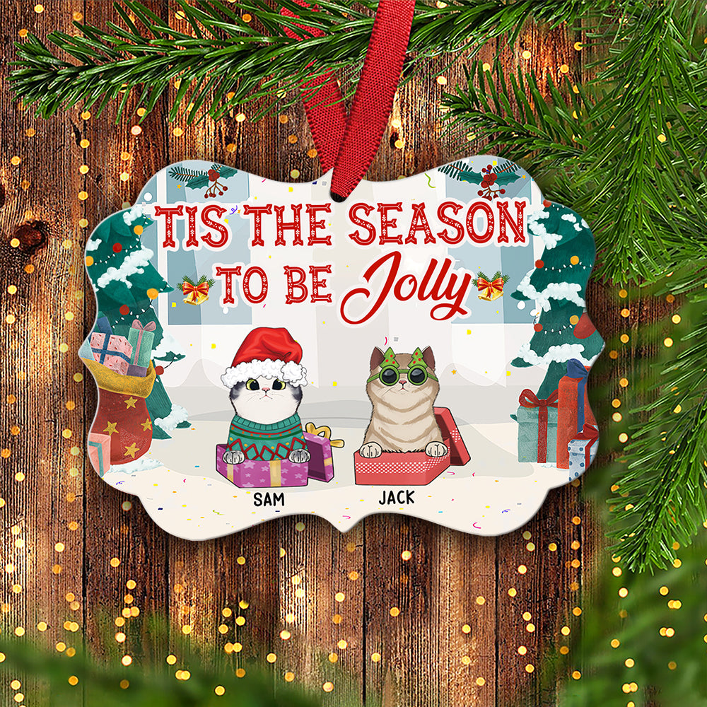 89Customized Tis the Season to Be Jolly Personalized Ornament