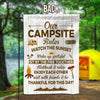 89Customized Happy Campers Customized Flag