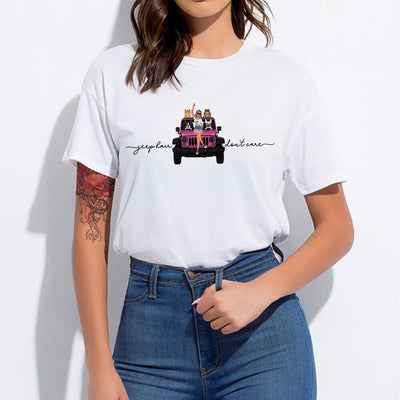 89Customized Jeep Hair Don't Care Jeep Girl Personalized Shirt