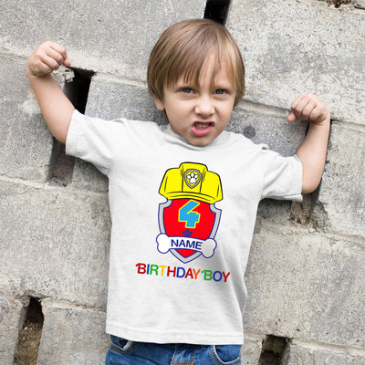 89Customized Birthday patrol personalized youth t-shirt