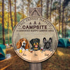 89Customized Personalized Wood Sign Camping Happy Camper