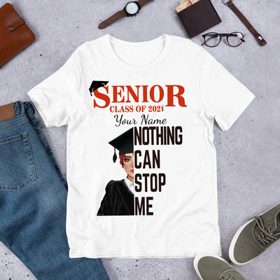 89Customized Senior 2021 graduation personalized shirt