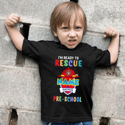 89Customized I'm ready to rescue school personalized youth t-shirt