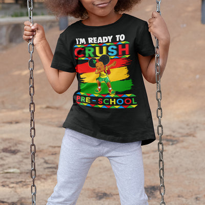 89Customized I'm ready to crush school afro kid personalized youth t-shirt