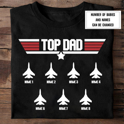 89Customized Top Dad personalized shirt