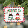 89Customized On The Naughty List And We Regret Nothing Cat Lover Personalized Ornament
