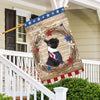 89Customized US Constitution Patriotic Dog Customized Garden Flag