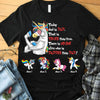 89Customized Today DAD is DAD That is TRUER than TRUE There is no one alive who is DADDER than DAD Dr Seuss Unicorn Dad Shirt