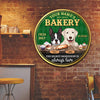 89Customized Dog Bakery The secret ingredient is always love personalized wood sign