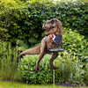 89Customized Dinosaur T-rex 4th of July Metal Sign Metal Garden Art