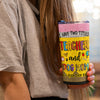 89Customized I have two titles teacher and Dog mom & I rock them both Customized Tumbler