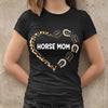 89Customized Horse mom Leopard heart personalized shirt