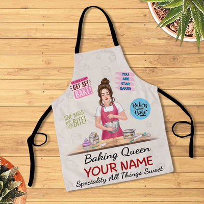 89Customized Baking Is My Superpower My Apron Is My Cape Personalized Apron
