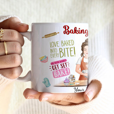 89Customzied Baking With Me Personalized Mug