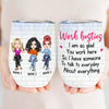 89Customized Best Team Ever Personalized Wine Tumbler