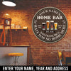 89Customized Hate has no home here beer bar personalized wood sign