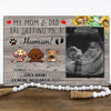 89Customized My mom and dad are getting me a human announcement gift Personalized photo clip frame