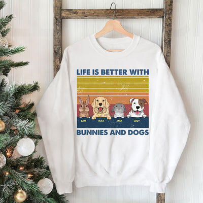 89Customized Easily distracted by bunnies and dogs Personalized Shirt