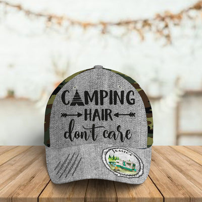 89Customized Camping hair don't care Customized Cap