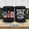 89Customized Dad thank you for teaching me how to be a man even though I’m your daughter Lion Dad Mug