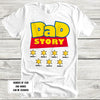 89Customized Dad story personalized shirt