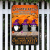 89Customized Annoyed Kitty Touchy Kitty Grouchy Ball of Fur Printed Metal Sign