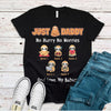 89Customized Just a Daddy No hurry No worries And Love my Babies Sloth Dad Shirt