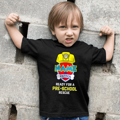 89Customized Patrol ready for a school rescue personalized youth t-shirt