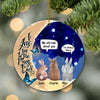 89Customized I Miss You Rabbit Memorial Personalized Ornament