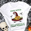 89Customized Grandma witch don't make me get my flying monkeys personalized shirt