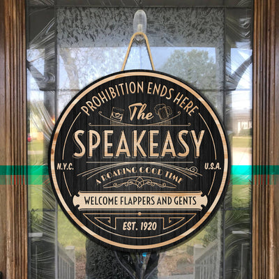 89Customized The Speakeasy Customized Wood Sign