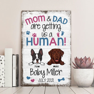 89Customized Personalized Pallet Sign Family Baby Announcement Dog Mom & Dad