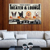 89Customized Theater & lounge Dog Customized Pallet Sign