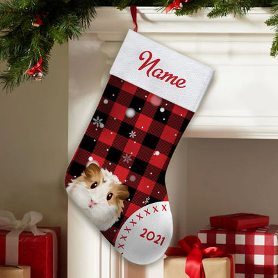 89Customized Guinea Pig Lovers Personalized Christmas Stocking