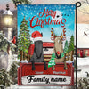 89Customized Merry Christmas Horses Personalized Garden Flag