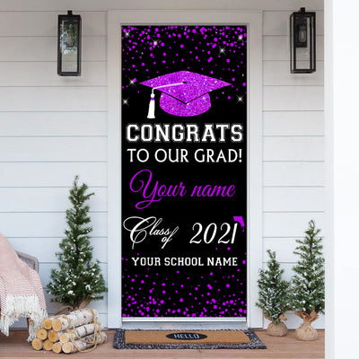 89Customized Personalized Door Cover Our Grad Class 2021 Senior