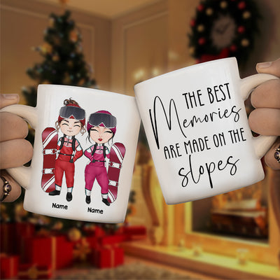 89Customized The best memories are made on the slopes Personalized Mug