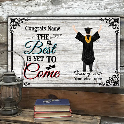 89Customized Personalized Pallet Sign Graduation The Best Is Yet To Come Boy