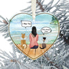 89Customized Memorial conversation-Personalized Ornament