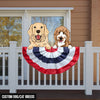 89Customized Dogs/Cats Happy Independence Day Personalized Cut Metal Sign