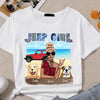 89Customized Jeep Girl And Her Dogs Personalized Shirt