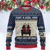 89Customized Just A Girl Who Loves Jeeps And Dogs Personalized Ugly Sweater
