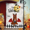 89Customized Happy Halloween Horses 2 personalized flag