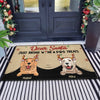 89Customized Dear Santa Just Bring Wine And Dog Treats - Personalized Doormart