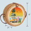 89 Customeized Summer vibe Beach personalized rattan straw bag