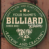 89Customized Rackin' and Crackin' Billiard room Customized Wood Sign
