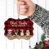 89Customized Dear Santa Define Naughty Dog Lovers Personalized Ornament